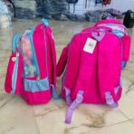 ⁦حقيبة مدرسية مناسبة صف اول / روضة مع مقلمة رسومات : كيرومي - ايلسا - صوفيا⁩ - الصورة ⁦2⁩