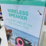 ⁦مكبر صوت بلوتوت صوت صافي واضح مع مايك مناسب للمنزل والقاعات⁩ - الصورة ⁦7⁩