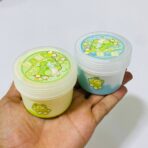 ⁦سلايم اسفنجي قطني برائحة العنب الاخضر والياسمين غير لزج ، لا يلتصق بالفرش⁩ - الصورة ⁦2⁩