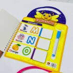 ⁦سبورة تعليمية مع خطاط ، اكتب وامسح ، تعليم الحروف العربية / الانجليزية / جدول ضرب / الارقام⁩ - الصورة ⁦5⁩