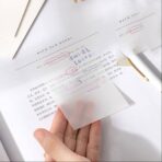 ⁦ورق ملاحظات شفاف لاصق 50 ورقة ، مقاس 76×76 ملم⁩ - الصورة ⁦3⁩