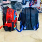 ⁦حقيبة مدرسية صف اول / روضة ، مع مقلمة شخصية سبايدرمان - بات مان⁩ - الصورة ⁦2⁩