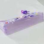 ⁦مقلمة شفافة كيرومي مع ميدالية بـ 3 ألوان تصميم جميل⁩ - الصورة ⁦3⁩