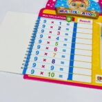 ⁦سبورة تعليمية مع خطاط ، اكتب وامسح ، تعليم الحروف العربية / الانجليزية / جدول ضرب / الارقام⁩ - الصورة ⁦4⁩