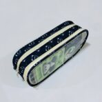 ⁦مقلمة باندا فاخرة مع دفتر ملاحظات وميدالية ، 2 جيوب 1 شفاف ، سوستة غليظة⁩ - الصورة ⁦4⁩