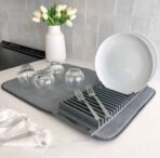 ⁦منشفة سقطارة ومنظم أواني وصحون واداوت المطبخ مع حاملة آواني⁩ - الصورة ⁦4⁩