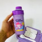 ⁦لانش بوكس مع ترمس للأطفال بلاستيك كيوت ، مناسبة للفطور ووجبات المدرسة والتنزه⁩ - الصورة ⁦3⁩