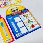 ⁦سبورة تعليمية مع خطاط ، اكتب وامسح ، تعليم الحروف العربية / الانجليزية / جدول ضرب / الارقام⁩ - الصورة ⁦9⁩