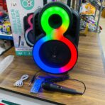 ⁦مكبر صوت بلوتوت صوت صافي واضح مع مايك مناسب للمنزل والقاعات⁩ - الصورة ⁦2⁩