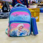 ⁦حقيبة صف اول وروضة مع مقلمة ، شخصيات الاطفال ، 3 جيوب أساسية⁩ - الصورة ⁦7⁩