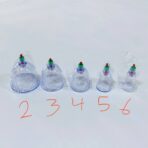 ⁦دستة كاسات الـ حجامة النبوية درجة اولى 12 طاسة ، 5 احجام لجميع انحاء الجسد والوجه⁩ - الصورة ⁦2⁩