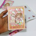 ⁦دفتر ملصقات تزيين الكراسة الترند شفافة وغير الشفافة ، مع اوراق مفكرة للكتابة⁩ - الصورة ⁦8⁩