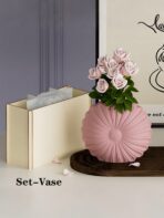 قالب سيلكون مزهرية عباد الشمس مع بكوس خشبي WFHM77