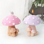 قالب شمع فطر 🍄 لديكور المنزل شموع معطرة WFHM77