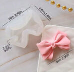 ⁦قالب سيلكون ربطة بشكل فيونكة 🎀 صغيرة WFHM77⁩ - الصورة ⁦2⁩