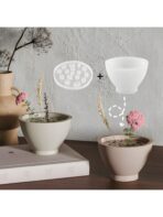 ⁦قالب سيلكون مبخرة وترتيب الزهور لبذور اللوتس WFHM77⁩ - الصورة ⁦2⁩