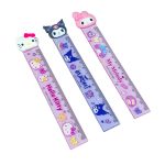 مسطرة 15 سانتيمع شكل شخصية هيلو كيتي / ميلودي / كيرومي -  رسومات بناتية