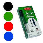 دستة اقلام حبر هندية 24 قلم سلس - كريش سن القلم 0.7 مم - 4 ألوان