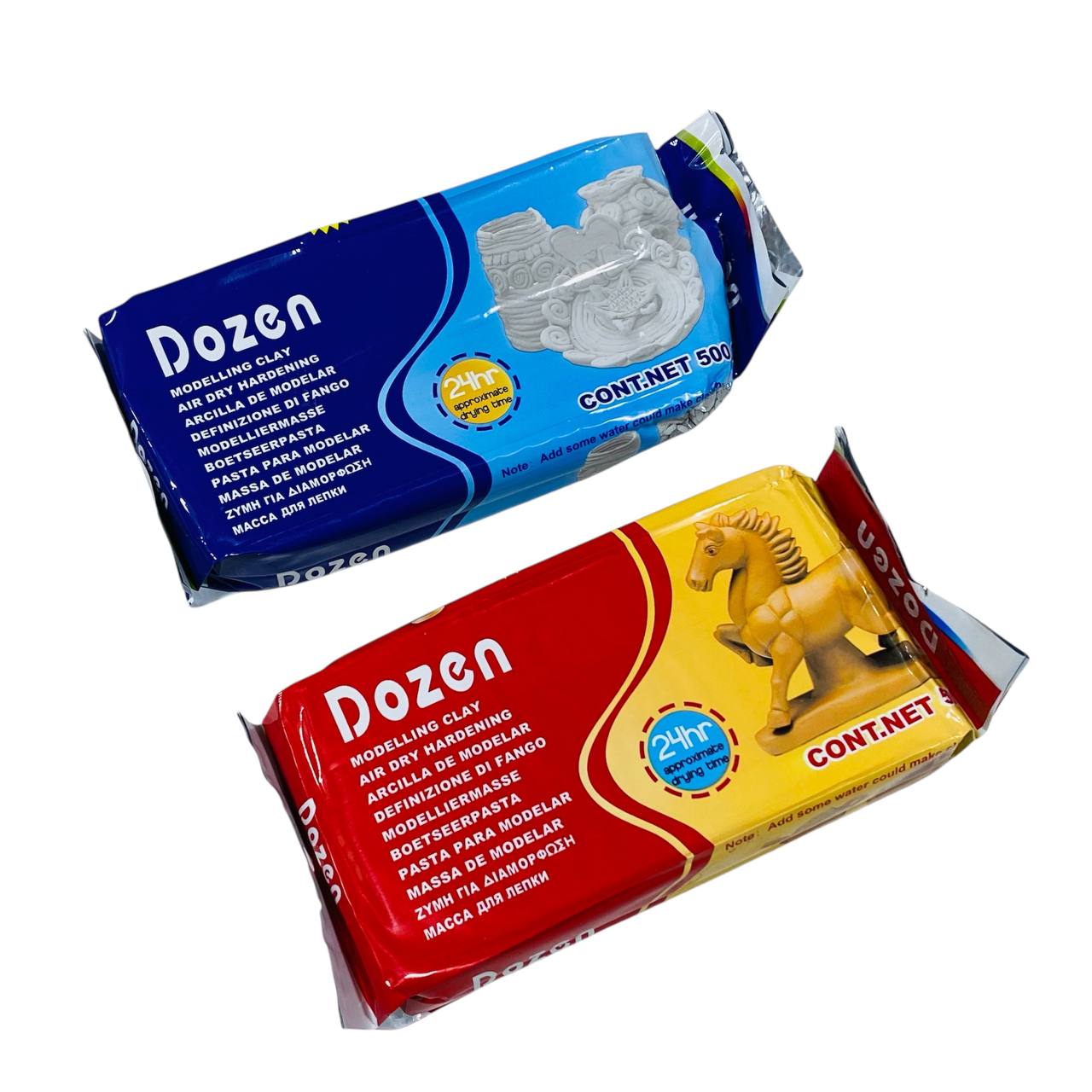 photo_4_2025-09-07_22-54-40 عجينة السيراميك Dozen باللون الابيض و البني - 500 جرام - الصورة 1