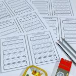 مجموعة تتبع الخطوط المنقطة لتقوية عضلات اليد للأطفال، 10 أنماط ، 5 ورقات مناسبة للأمهات والروضات