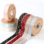 شريط تغليف وربط هدايا ماركة لويس فيتون طول 18 متر - قماش ساتان