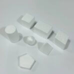 فوم أشكال هندسية مجسمات 7 أشكال , فلين خفيف ، هرم , كرة , اسطوانة , مكعب , متوازي الأضلاع , خماسي