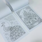 ⁦مذكرة تلوين ام صالح للكبار - مناسبة للتلوين بالالوان الخشبية والماركر المائي ،رسومات مختلفة ماندالا - 15 ورقة⁩ - الصورة ⁦11⁩