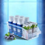 ⁦سلة تنظيم الثلاجة والمطبخ شفافة - حجمين كبير صغير ، للخضروات والعلب والمشروبات⁩ - الصورة ⁦8⁩