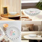 ⁦قالب سيلكون بشكل وعاء مخطط WFHM77⁩ - الصورة ⁦2⁩