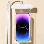 حقيبة هاتف ليلية مضيئة مضادة للماء تضيء في الليل قابلة للمس بشاشة WFHM77