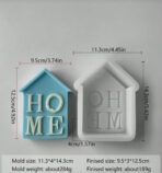 ⁦قالب سيلكون علي شكل منزل 🏠 WFHM77⁩ - الصورة ⁦2⁩