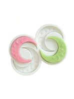 قالب سيلكون علي شكل هلال صغيرات قالب شمع متعدد الاستخدام WFHM77