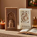 قالب سيلكون بتصميم معماري مسجد بارز وقمر WFHM77