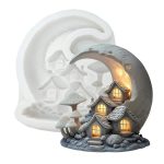 قالب سيلكون علي شكل بيت القمر صغير WFHM77