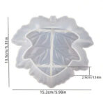 ⁦قالب سيلكون بشكل ورقة القيقب لصب الجبس WFHM77⁩ - الصورة ⁦4⁩