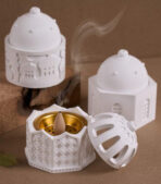 ⁦قوالب سيلكون  2*1 مبخرة +علبة بنقش اسلامي وجامع لصب الجبس WFHM77⁩ - الصورة ⁦2⁩