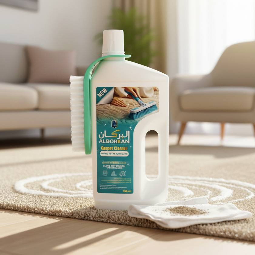 photo_1_2025-11-15_22-47-16 شامبو تنظيف الشجاد والموكيت مع فرشاة من البركان - منظف فرشة 900 مل - الصورة 1