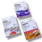 طقم الوان 6 الوان الأساسية ART RANGERS  - زيتي × مائي × اكريليك عبوة 12 مل