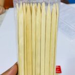 ⁦اسياخ خشبية عريضة شواء و للأعمال الفنية وصنع باقات الهدايا طول 35 - 25 سم⁩ - الصورة ⁦2⁩