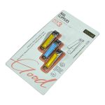 مجموعة قلامة أظافر ملونة للأطفال 3 قطع