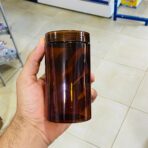 ⁦دستة علب عسلية 10 علب - 400 مل لحفظ مستحضرات العناية ومنتجات غذائية مع اسفنجة الغطاء للحفظ⁩ - الصورة ⁦4⁩