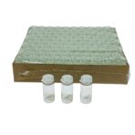 دستة 100 قنينة ، عبوات زجاجية 12 مل غطاء ضغط ، لتعبئة العطورات المركزة ومواد العناية والتجميل والزيوت