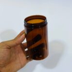 ⁦دستة علب عسلية 10 علب - 400 مل لحفظ مستحضرات العناية ومنتجات غذائية مع اسفنجة الغطاء للحفظ⁩ - الصورة ⁦5⁩