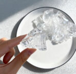 شمع هلامي (جل) شفاف 1000 جرام شكل كرستالي لصنع الشمع الديكور WFHM77