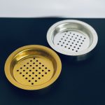 صفاي مبخرة مقاس 9 سم ذهبي وفضي WFHM77