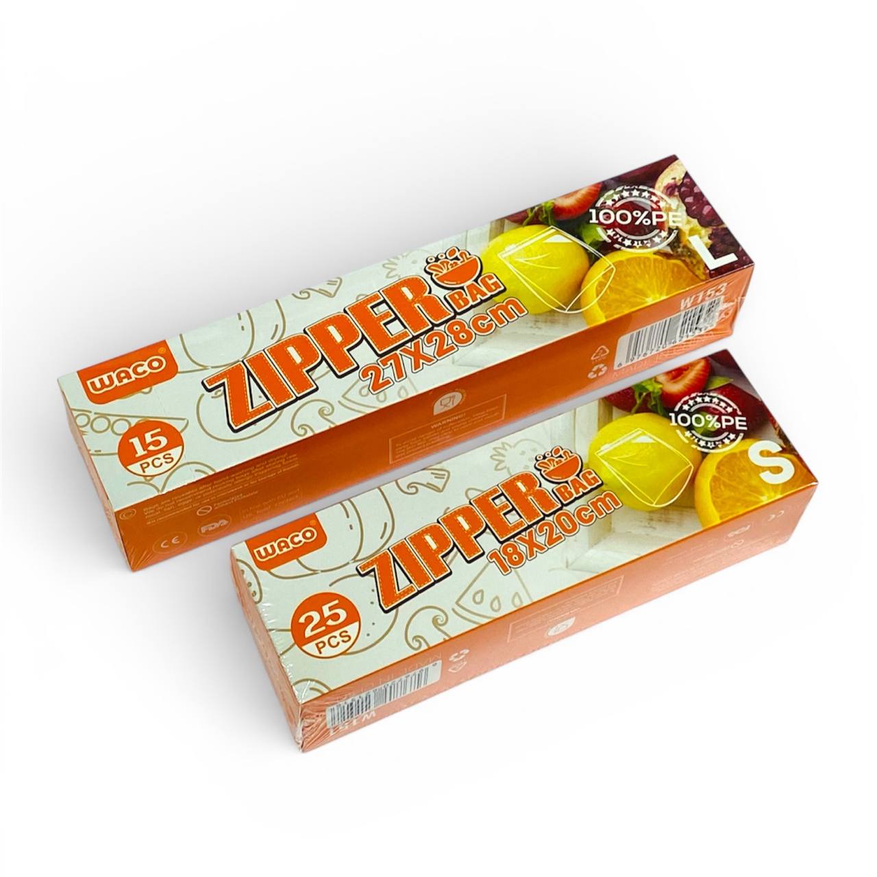 photo_2_2025-12-19_14-29-59 اكياس حفظ الطعام والخضروات ولفواكه واللحوم - حجمين دستة 15 - 25 قطعه - الصورة 1