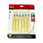 طقم أدوات نحت وتشكيل من Artix – عدد 6 قطع