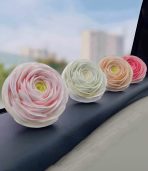 ⁦قالب سيلكون زهرة الرانونكيولوس لصناعة الشموع WFHM77⁩ - الصورة ⁦3⁩